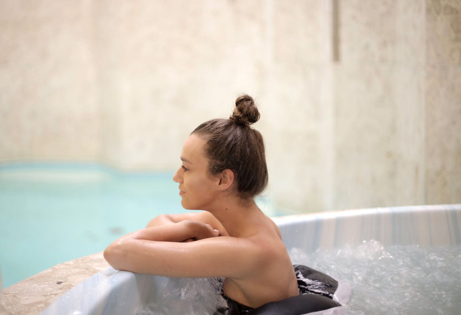 Relax in the Ouray Hot Springs for a therapeutic soak after a day of adventure.