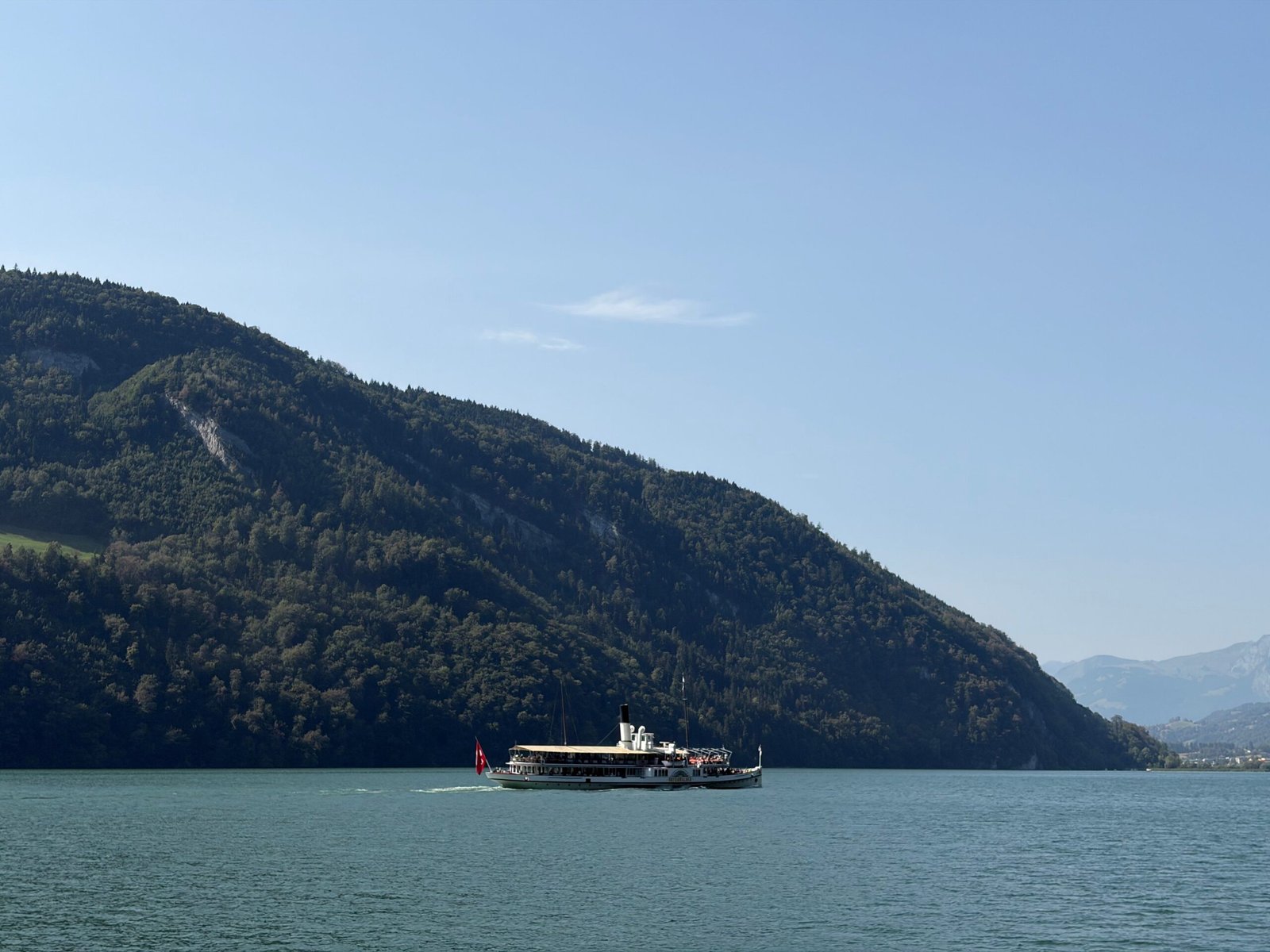 Take a scenic boat cruise on Lake Lucerne (Vierwaldstättersee)