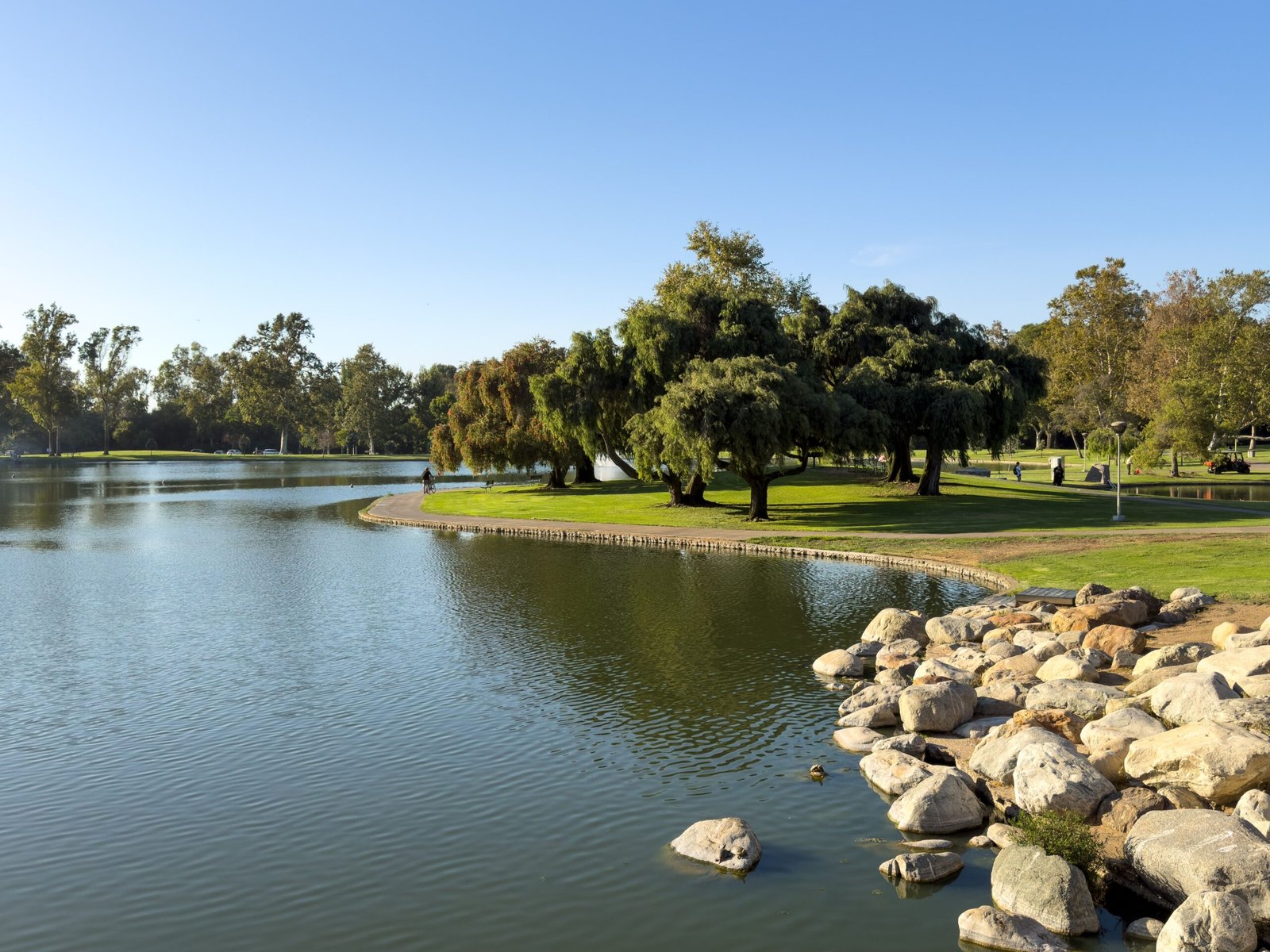 Relax at San Gabriel Park with picnic areas and scenic walking trails