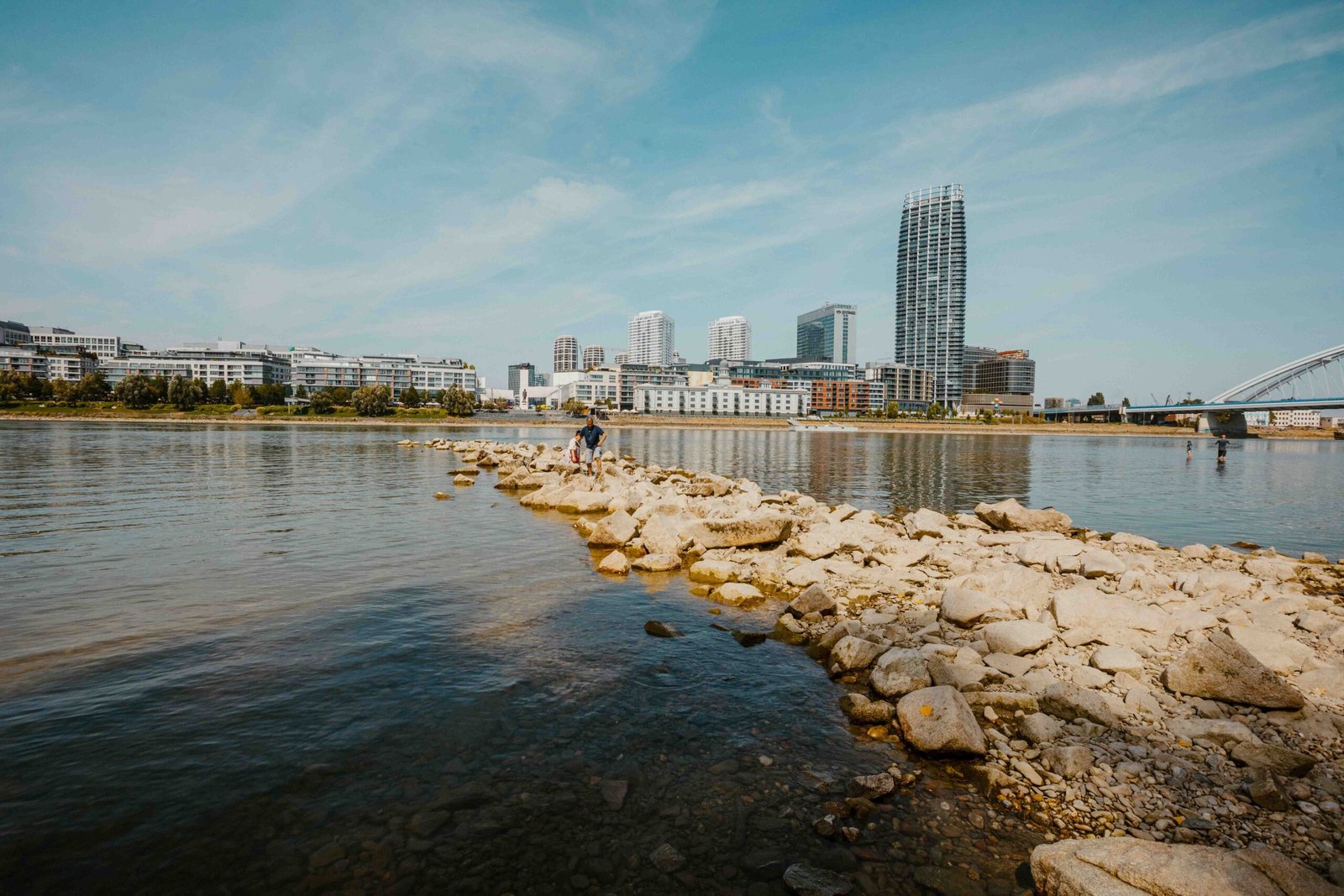 Explore the stunning riverside at Louise Hays Park.