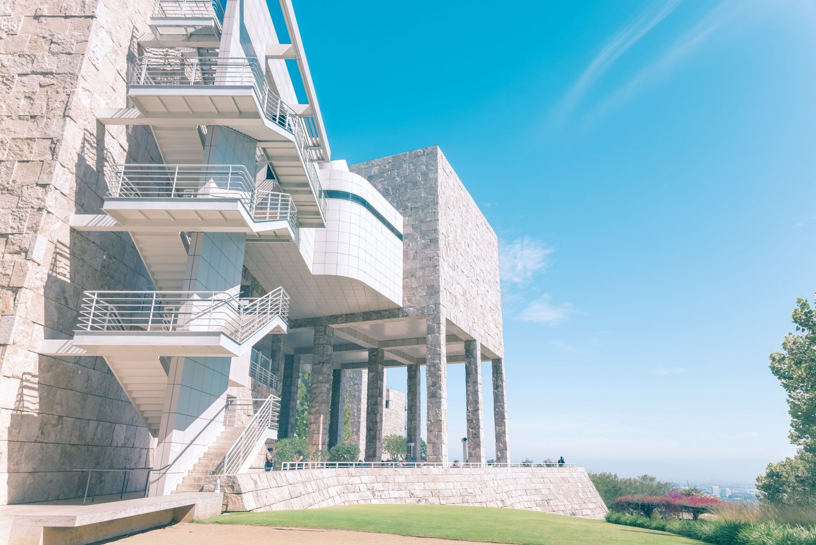 Visit the Getty Center for art and beautiful gardens