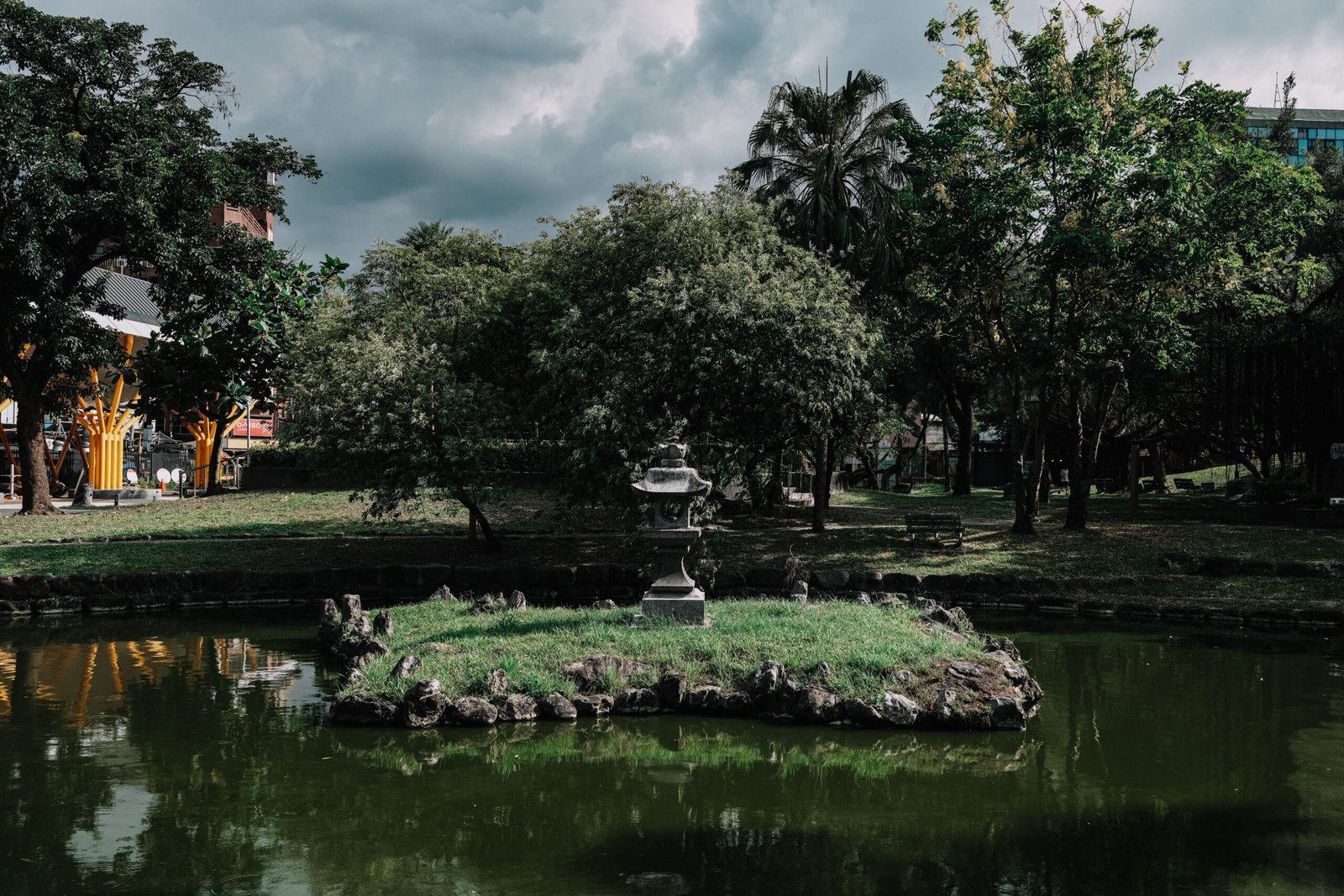 Explore the tranquil gardens of the Japanese Village Plaza.