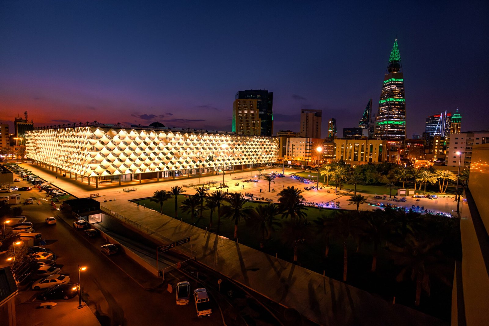 Discover the stunning architecture of the King Fahd Cultural Centre