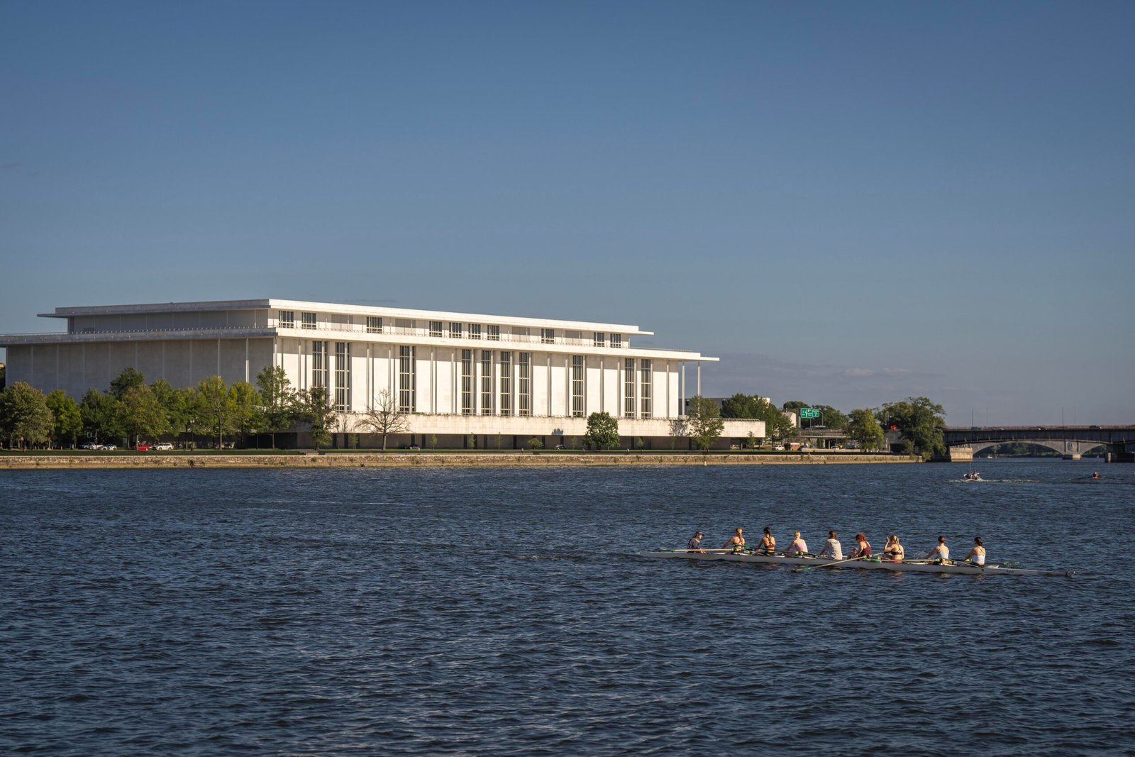 Catch a live performance at the historic Kennedy Center nearby.