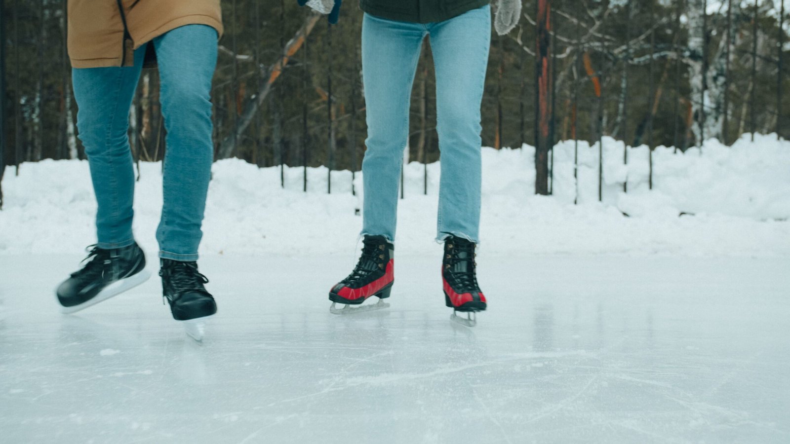 Visit the local ice skating rink for a fun outdoor experience.