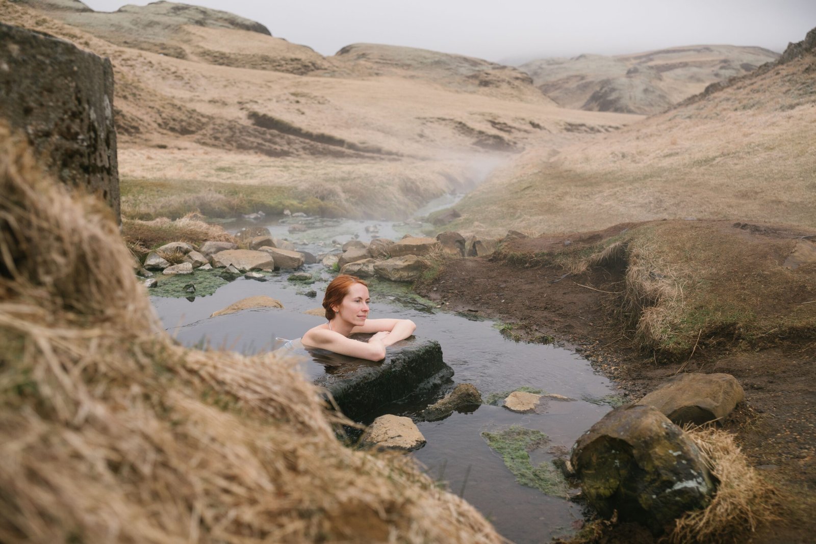 Relax at the hot springs at River Oaks Hot Springs Spa