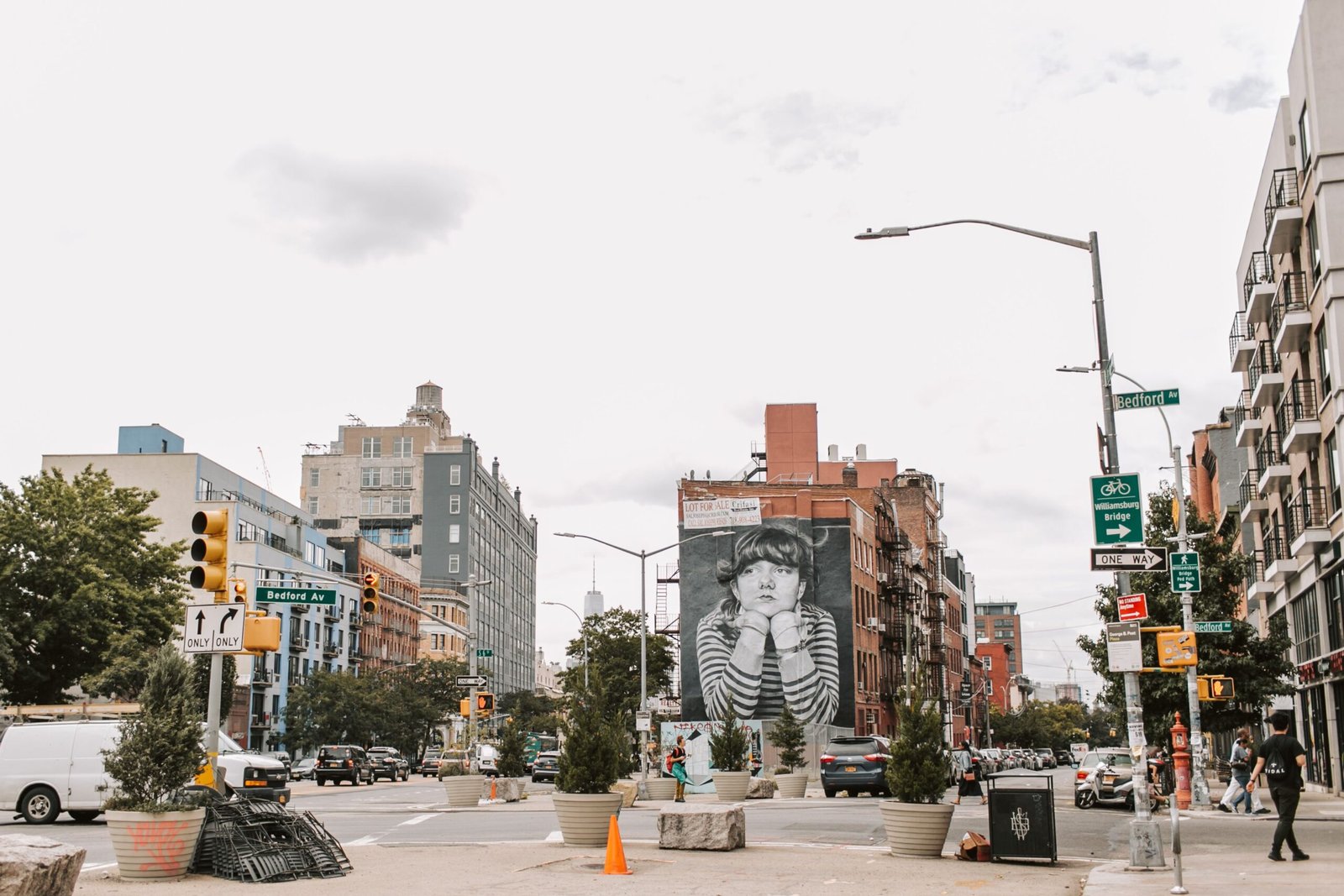 Stroll through the vibrant streets of Bedford Avenue