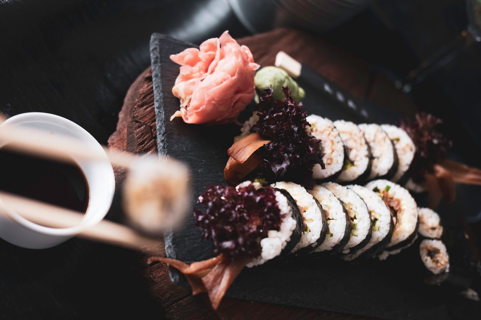Enjoy authentic sushi at Sushi Gen, a beloved local favorite.