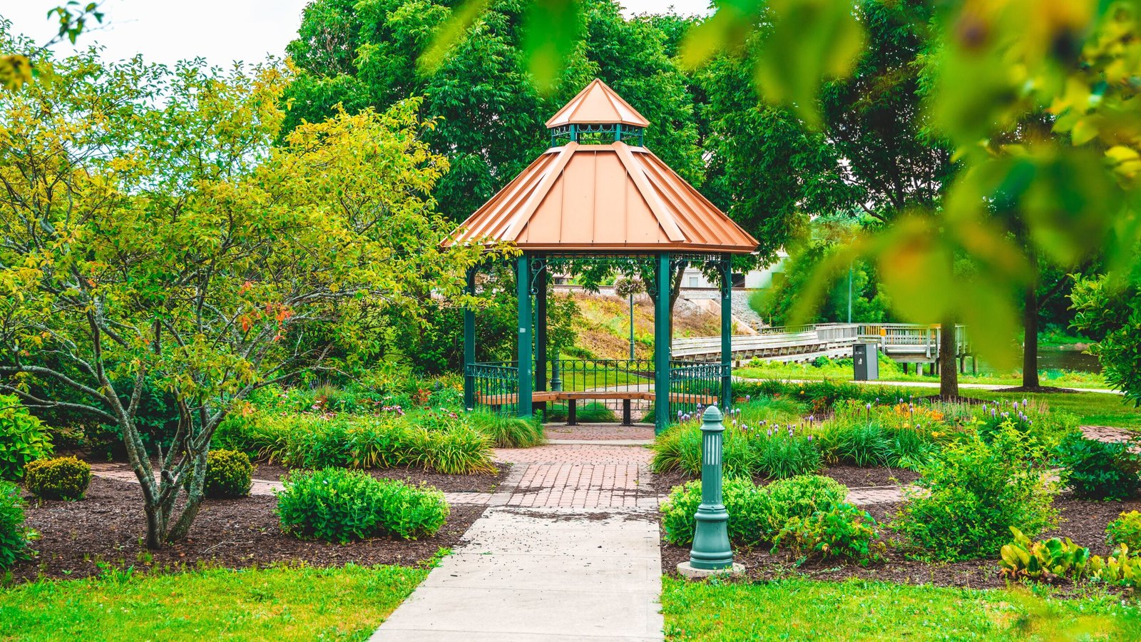 Stroll through the beautiful gardens at the Maryville Parks and Recreation's Greenway Park.