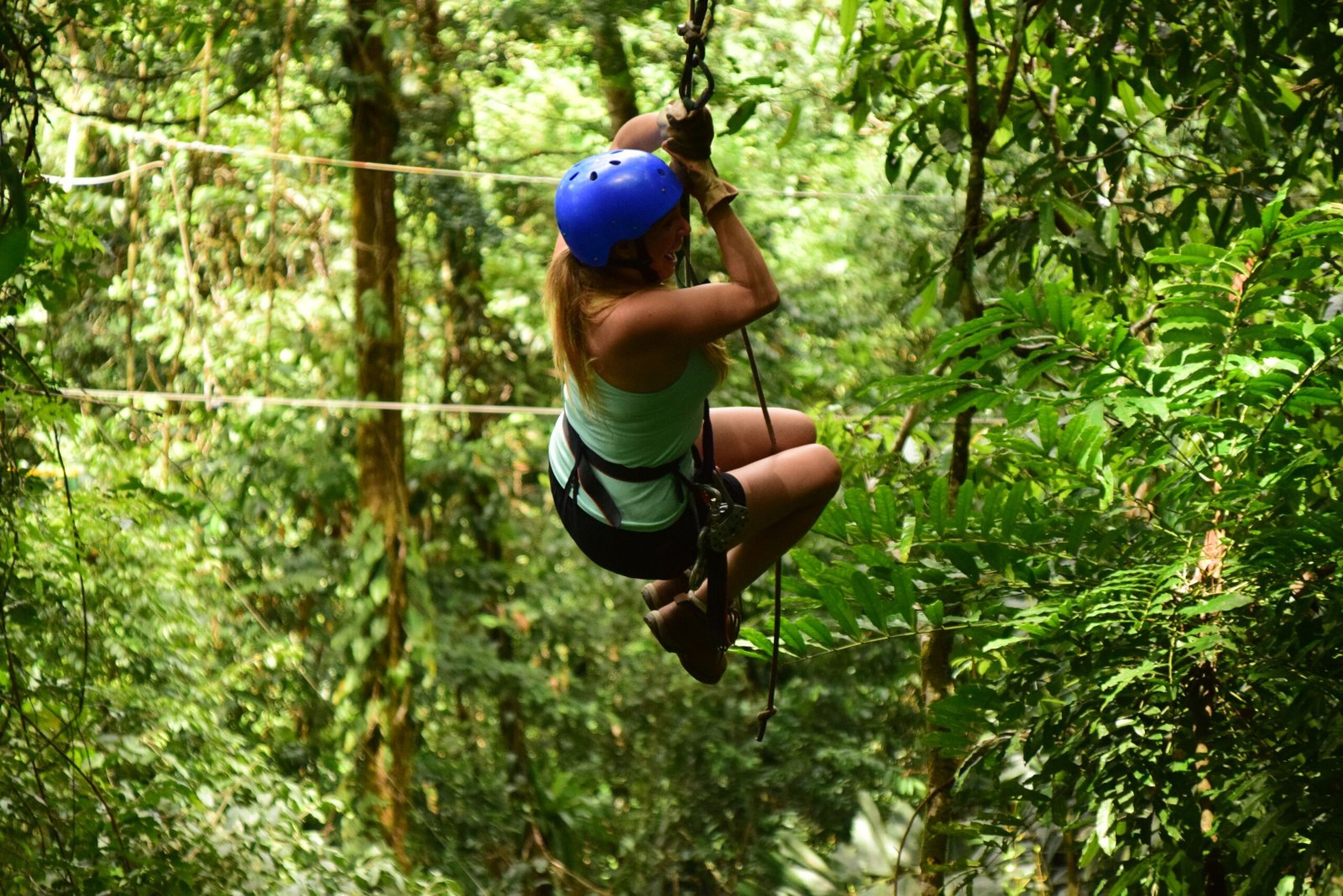 Go ziplining at Hocking Hills Canopy Tours