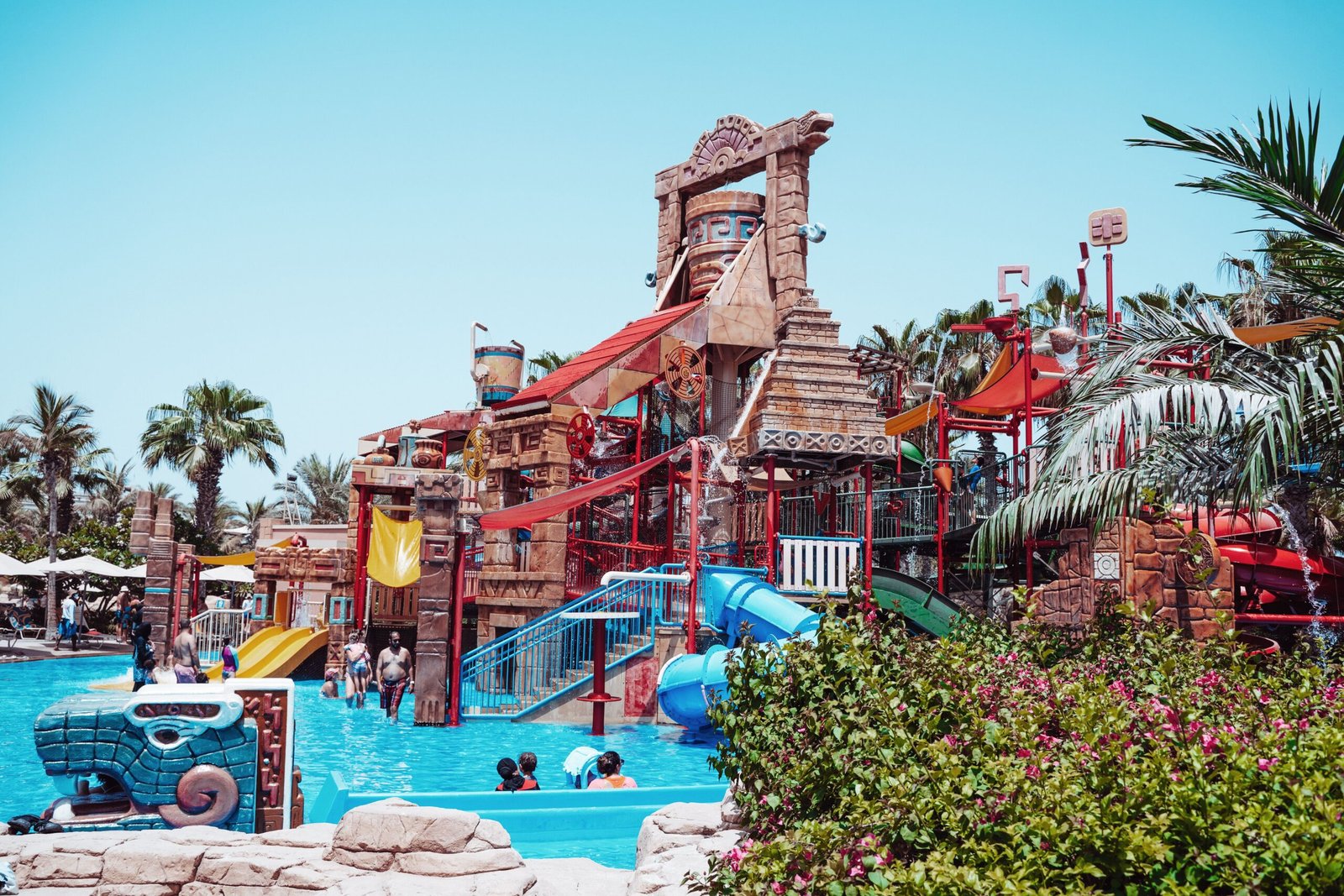 Enjoy a family day at the Palm Island Family Aquatic Park.