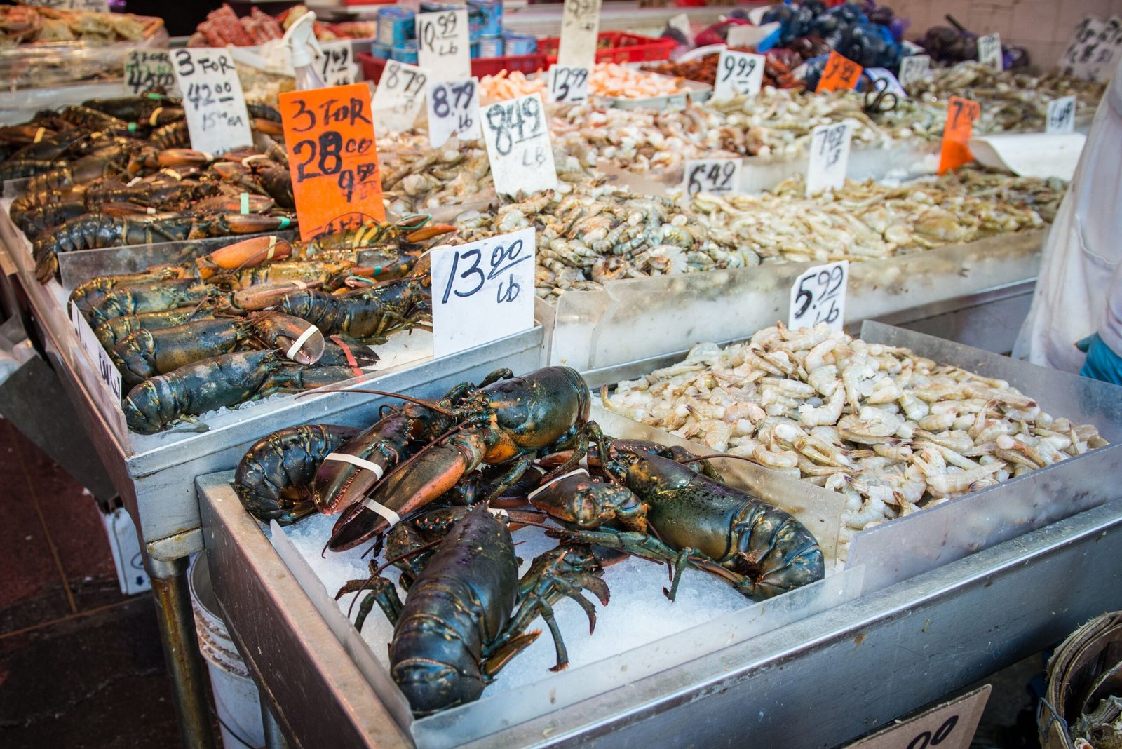 Enjoy fresh lobster at a local restaurant on the waterfront