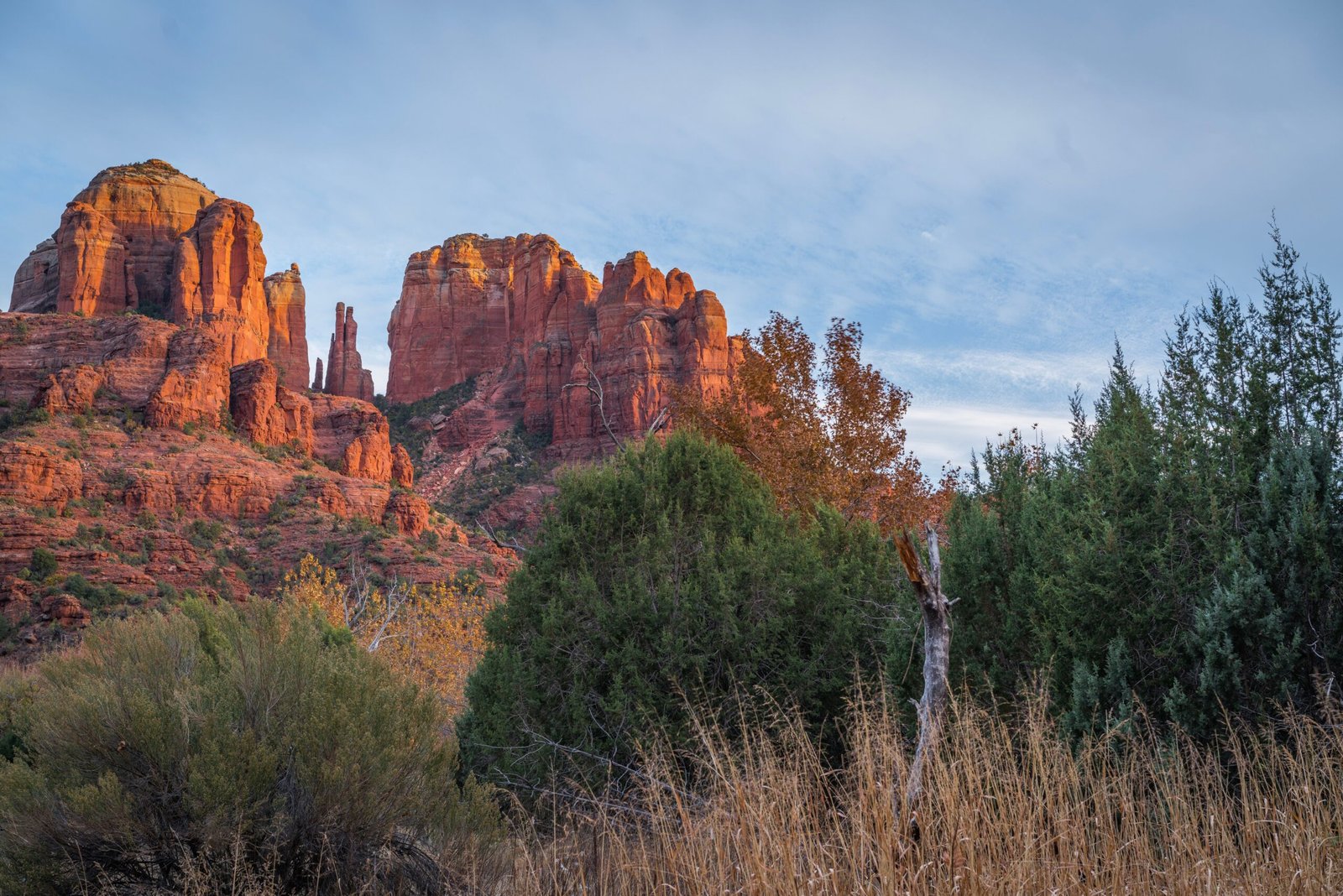 Hike the Cathedral Rock Trail for stunning red rock views