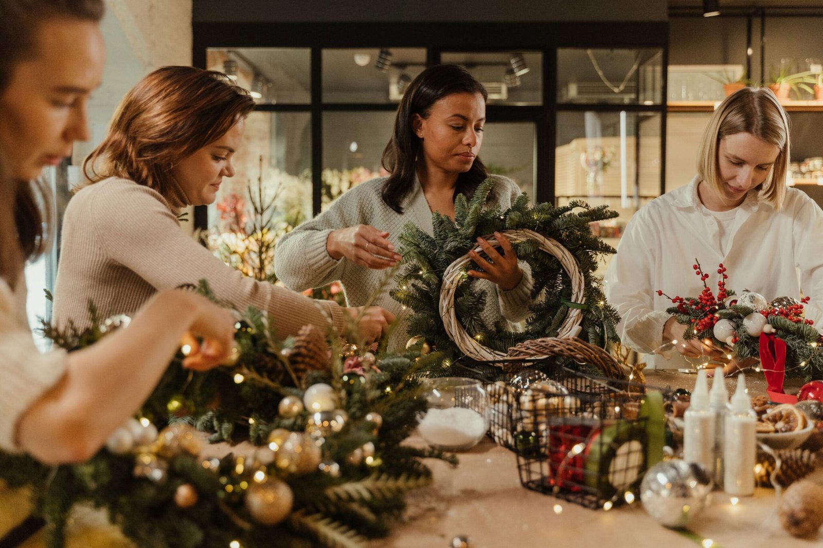 Attend winter-themed workshops at the community center