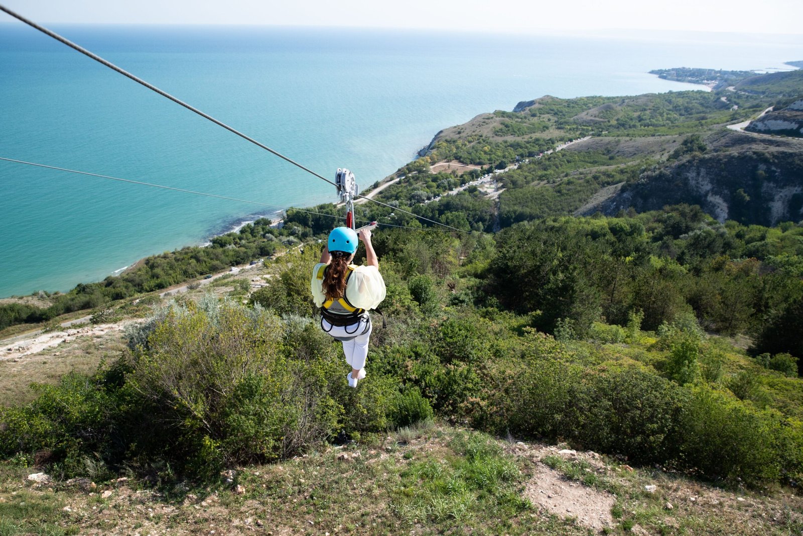 Experience the thrill of zip-lining at Shenandoah Zip Tour