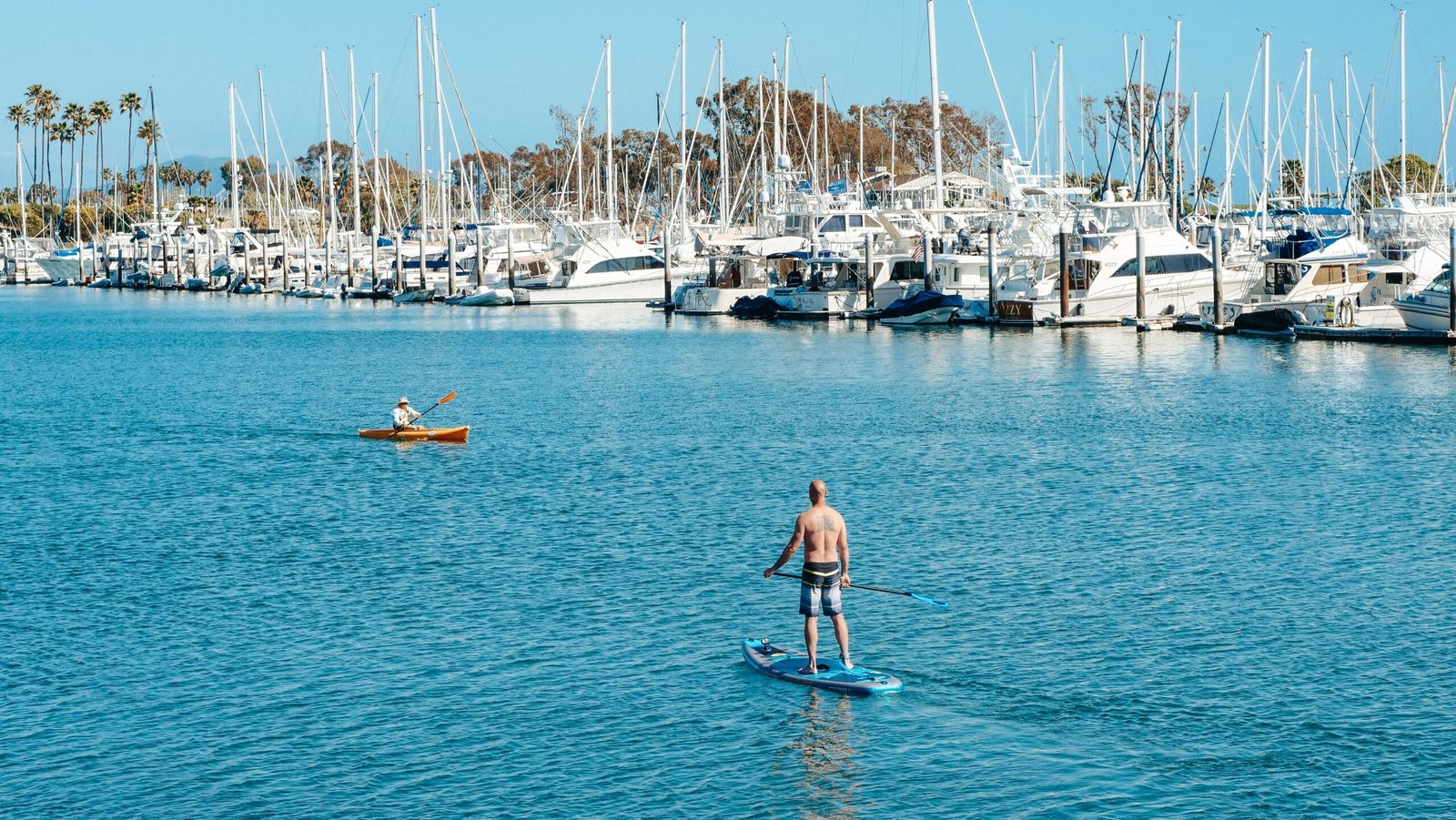 Take a paddleboard or kayak rental from Capitola Boat & Bait