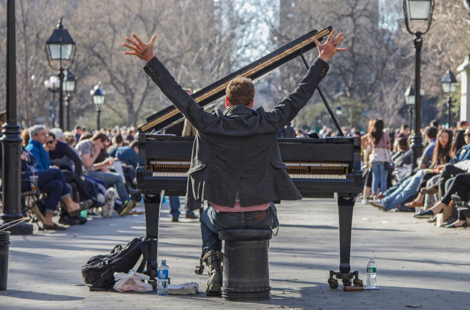 Attend a free concert at Washington Park during the summer season