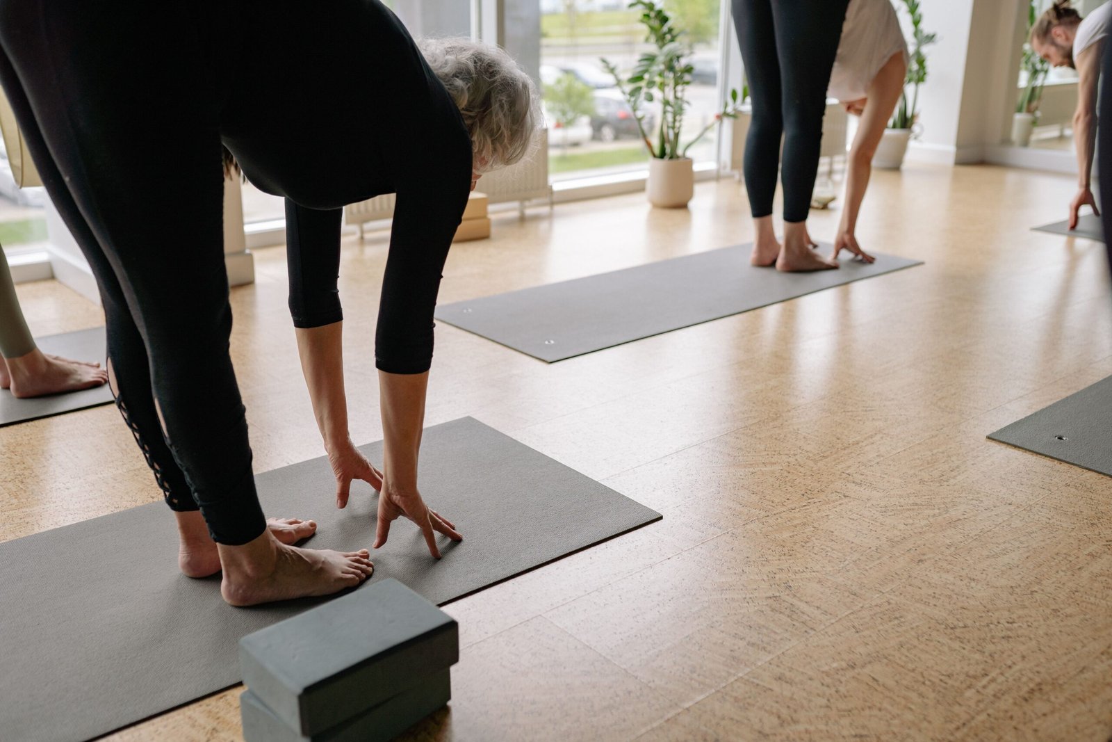 Participate in a yoga class at the Lava Hot Springs Yoga Studio