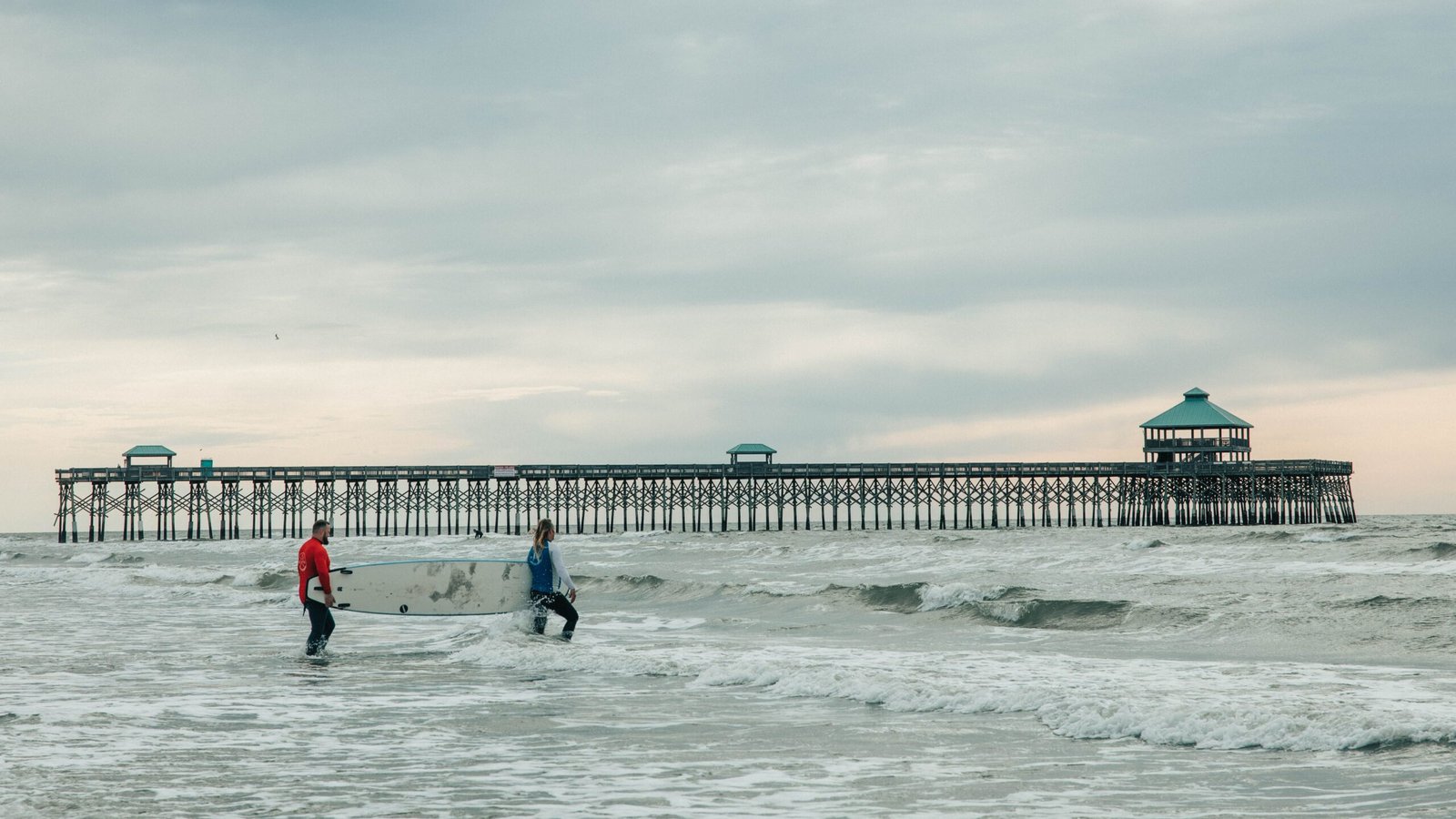 Go surfing at the famous Folly Beach waves