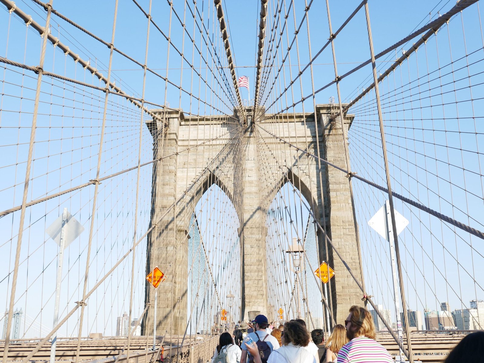 Walk across the Brooklyn Bridge for stunning views and great photo opportunities.