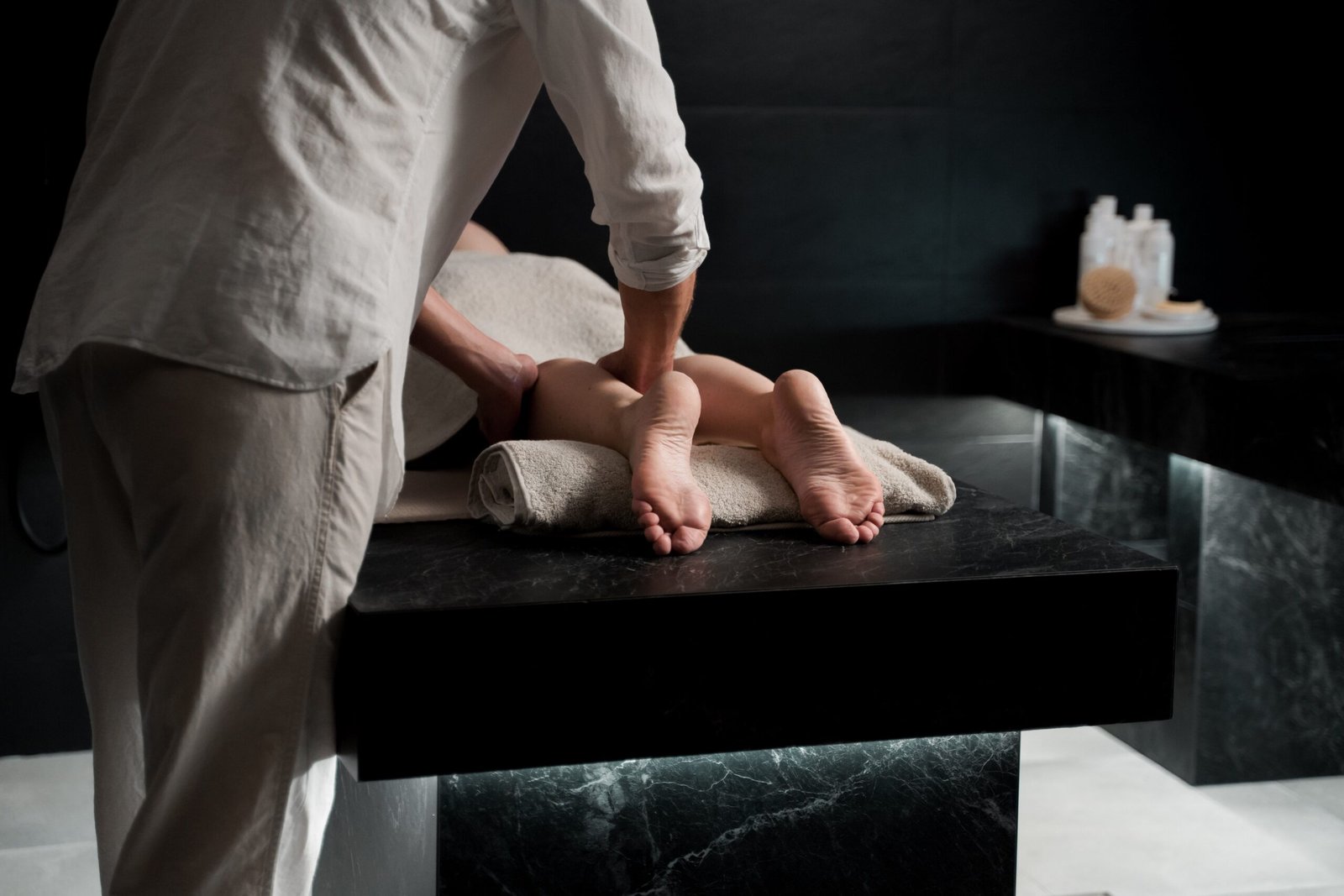 Indulge in a couple's massage at the lavish Spa at Aria.