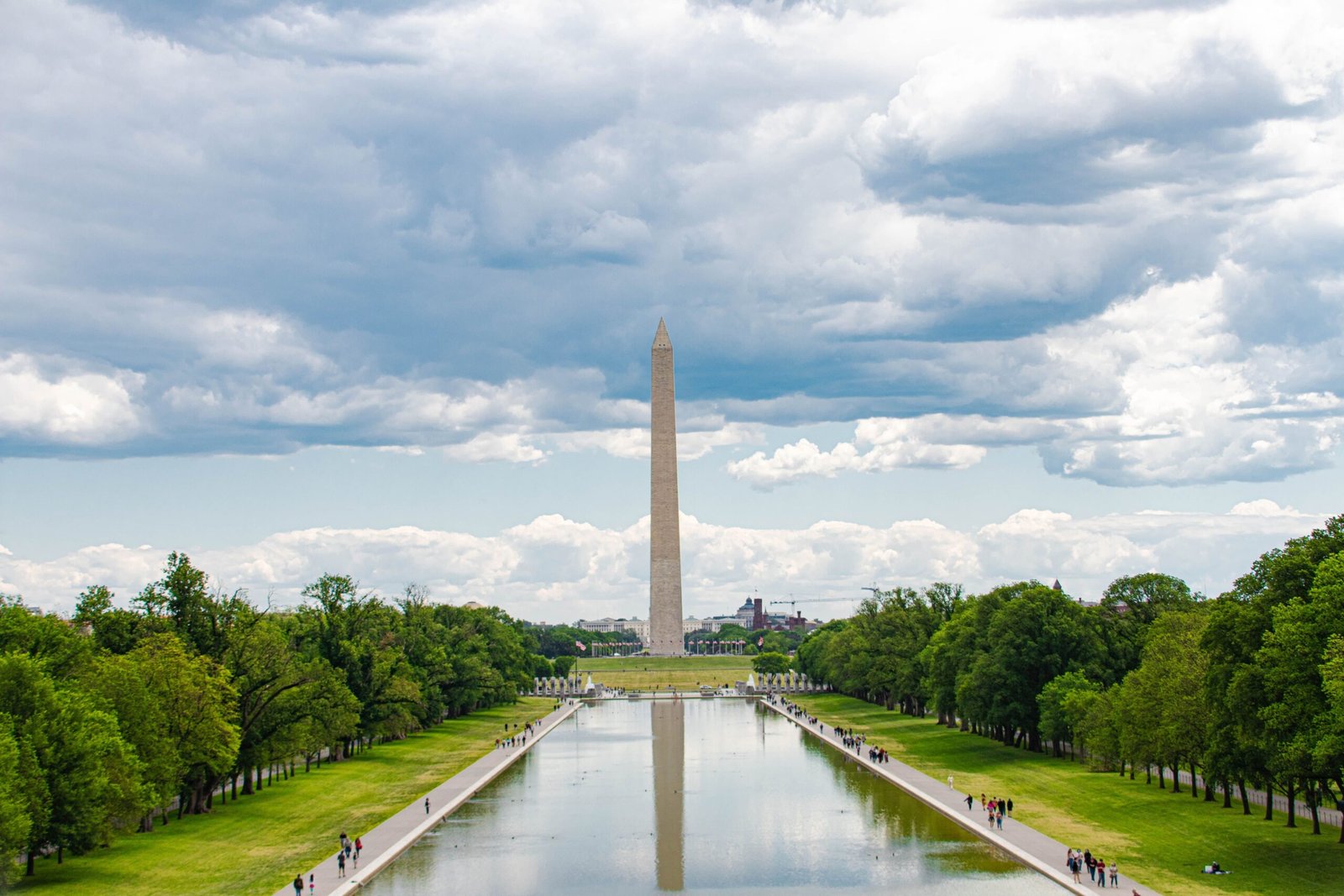 Visit the National Mall and view iconic monuments like the Lincoln Memorial and Washington Monument.