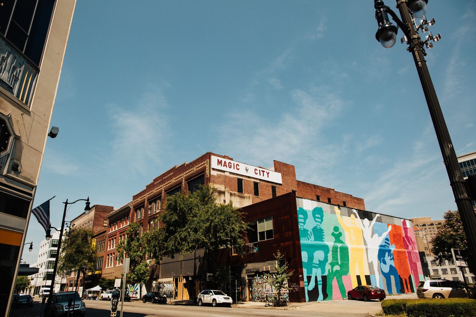 Explore the vibrant murals in downtown Joplin.